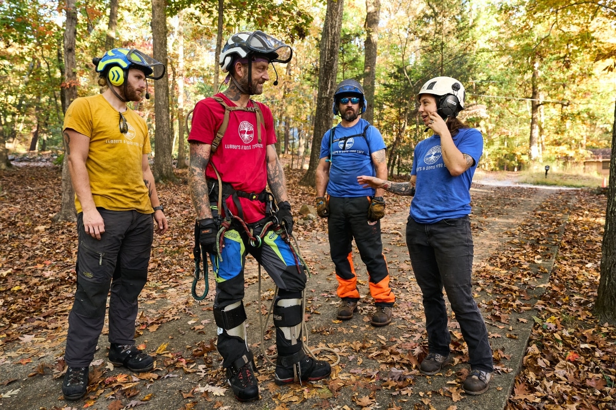 Safety Team Meeting Expert Tree Care Service North Carolina Lubbers and Sons Tree Care